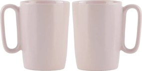 Ružové hrnčeky z kameniny v súprave 2 ks 250 ml Fuori – Vialli Design