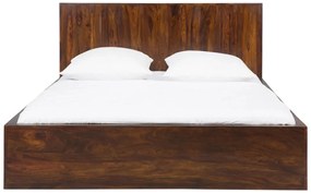 furniture-nabytek.cz - Masívna posteľ Palison z palisandrového dreva, lakovaná, hnedá – 192×212×110 cm