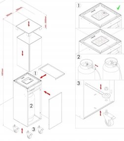Planika Faro GAS - Vonkajší plynový krb 142x36 cm 8kW biela + ochranný kryt