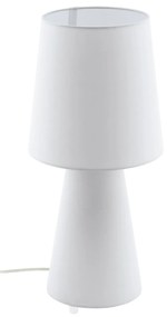EGLO Moderná stolová lampa CARPARA, biela