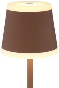 Globo 58433R - LED Stmievateľná stolná lampa RIDLEY LED/4,6W/3,7V 3000K hnedá