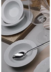 18-dielna jedálenská súprava z bieleho porcelánu