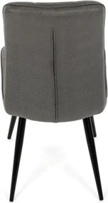 Jedálenská stolička sivá DCL-D1250 GREY3