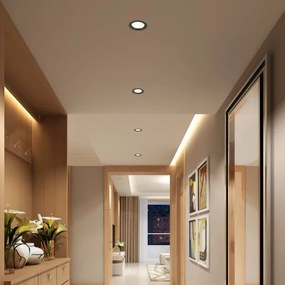 Immax NEO 07296L - stmievateľné LED zapustené podhľadové svietidlo DOWN LED/12W/230V Wi-Fi pr. 12 cm čierne