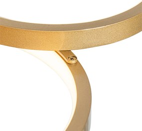 Zlaté závesné svietidlo vrátane LED 3-stupňového stmievača 3-svetlo - Rondas