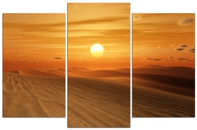 Obraz na plátne - Púštny západ slnka 1917C (150x100 cm)