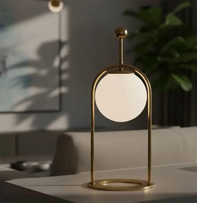 Stolná lampa Glamy Arc B 50 cm zlatá