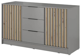 Komoda Nelly 3D Sivá/Artisan