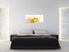 Obraz - Šťavnaté pomaranče (120x50 cm)