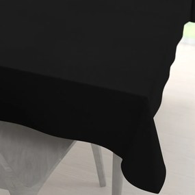 Biante Dekoračný obdĺžnikový obrus BKU-116 Čierny 50x100 cm