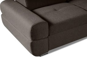 Sedacia súprava Logan, ľavá, hnedá (malmo 26)