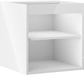 Mexen Box-A, závesná skrinka 45 cm, biela lesklá, 91AX1-0450-470-1-00