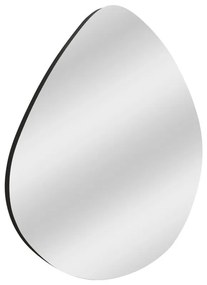 Dekorativní nástěnné zrcadlo Besso 60 cm černé