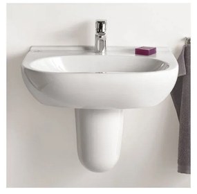 VILLEROY &amp; BOCH O.novo závesné umývadlo s otvorom, bez prepadu, 550 x 450 mm, biela alpská, 51605601