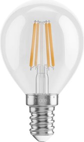 Mexen Vintis, LED filamentová žiarovka E14, G45, 6 W, teplá biela 2700K, číra, L156-E14-0627-00