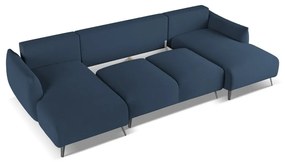 Modrá rohová pohovka Malie – Makamii