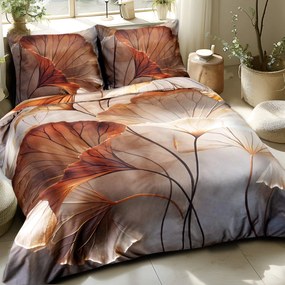 SATÉNOVÉ OBLIEČKY SATYNLOVE PREMIUM 140X200 CM, 1KS 70X90 CM LISTY