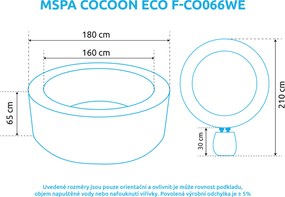 Mspa | Vírivý bazén MSPA Cocoon ECO F-CO066WE | 11400307