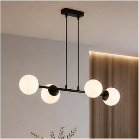 Brilagi - Luster na lanku MILO 4xE27/60W/230V čierna