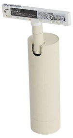 Moderný reflektor béžový s bielou pre koľajnicový systém 1-fázový GU10 35mm - Slimline Uzzy