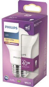 LED žiarovka Philips E27 5,5W/40W 470lm 2700K