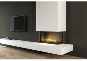 InFire - Rohový BIO krb 80x45 cm 3,5kW čierna