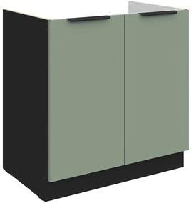 Kuchynská skrinka Aria-Sa/Bl Anti Fingerprint 80zl 2f Bb