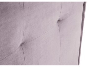 Svetloružové čelo postele 160x120 cm Monica – Milo Casa