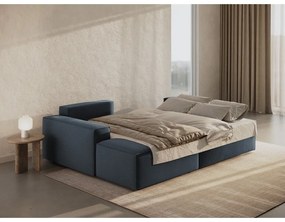 Modrá rozkladacia rohová pohovka (ľavý roh) Jodie – Micadoni Home
