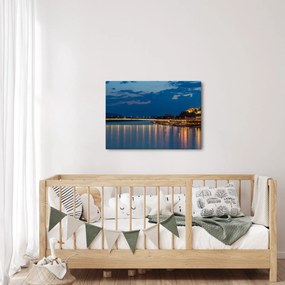 Obraz Bratislavy s hradom (70x50 cm)