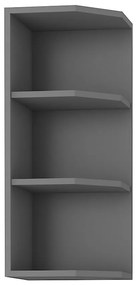 Kuchynská skrinka SCANDI/AVA/NESSA antracitová 30g-72 zak