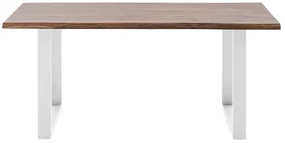 furniture-nabytek.cz - Masívny jedálenský stôl Bullwer z palisandra, lakovaný, hnedý – 230×100 cm