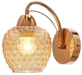 Nástenná lampa TOBIAS 1xE27/40W/230V rose gold