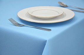 Dekorstudio Obrus na stôl - svetlo modrý Rozmer obrusu (šírka x dĺžka): 140x220cm