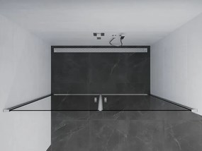 Mexen Pretoria Duo, 2-krídlové sprchové dvere do otvoru 140 cm, 6mm číre sklo, chrómový profil, 852-140-000-02-00