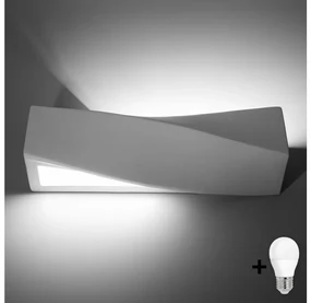 Brilagi - LED Nástenné svietidlo KERRY 1xE27/7,5W/230V keramika/biela BG0567