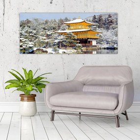 Obraz - Kinkakudži, Japonsko (120x50 cm)