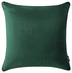 Room99 Dekoračná obliečka na vankúš CHARMY Jednofarebná 40 x 40 cm Farba: Zelená