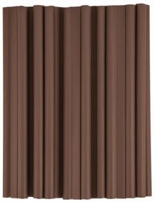 Bradas Upevňovacie spony ku tieniacemu pásu 19cm, brown, 20ks