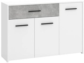 Komoda Varadero biela/betón 3K1F 11011617