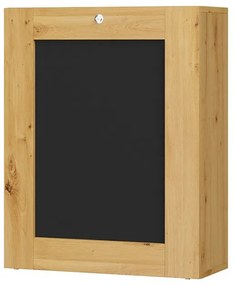 Rozkladací PC stolík Till (dub artisan + čierna). Akcia -21%. Vlastná spoľahlivá doprava až k Vám domov. 1124835