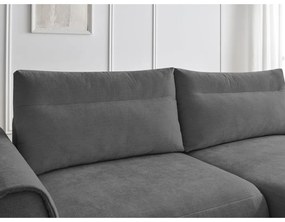 Sivá rohová pohovka Aden – Bobochic Paris