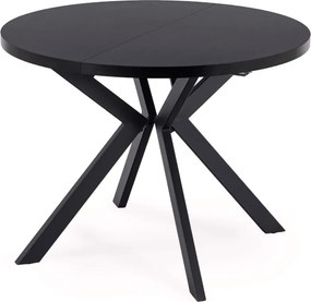 Rozkladací stôl LUKAS 100-250 cm čierny