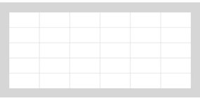 Súprava samolepiek na kachličky 30 ks 20x10 cm Subway Tiles White - Ambiance