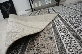 Koberec SIZAL LOFT 21118 BOHO slonia kosť / strieborný / sivý