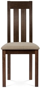 Jedálenská stolička z masívneho dreva BC-2602,orech