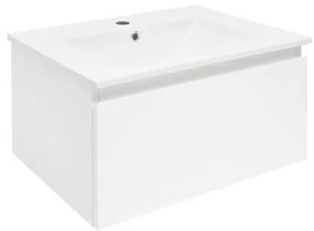 Kúpeľňová skrinka s umývadlom SAT B-WAY 59x30x45 cm biely lesk BWAY60WU4, 1 ks