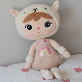 Mojkáčik - Bábika béžová alpaka 48cm