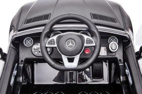 LEAN CARS Elektrické autíčko Mercedes SLC 300 LED MP3 biele