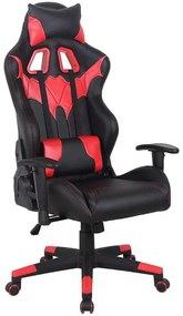Otočné Kreslo Pre Hráča CX1055H čierno/červená